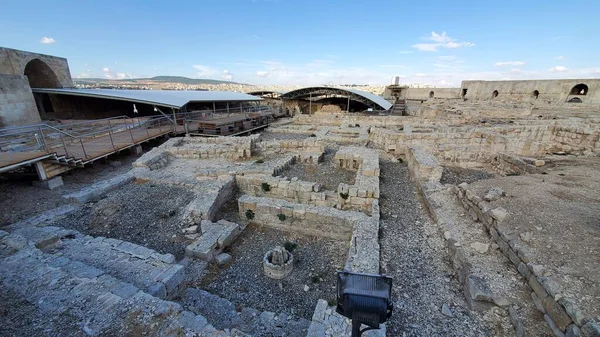 Αρχαίο Φρούριο Στην Τουρκική Πόλη Ντιγιαρμπακίρ — Φωτογραφία Αρχείου