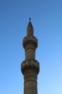 Türk camilerinin minareleri üzerindeki desenler.