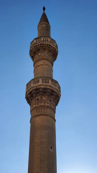 Padrões Nos Minaretes Das Mesquitas Turcas — Fotografia de Stock