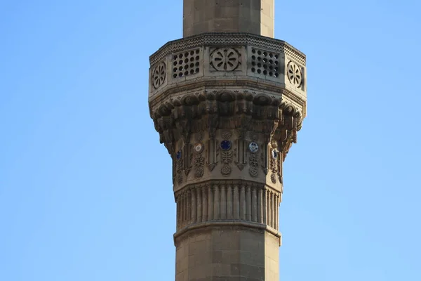 Padrões Nos Minaretes Das Mesquitas Turcas — Fotografia de Stock