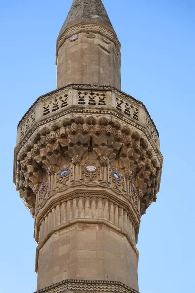 Modèles Sur Les Minarets Des Mosquées Turques — Photo