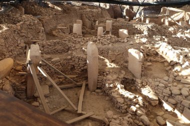 Serginin altında yer alan antik tapınak kompleksi Gbeklitepe sergisi.