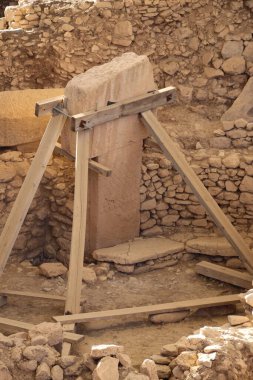 Serginin altında yer alan antik tapınak kompleksi Gbeklitepe sergisi.