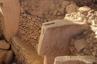 Serginin altında yer alan antik tapınak kompleksi Gbeklitepe sergisi.