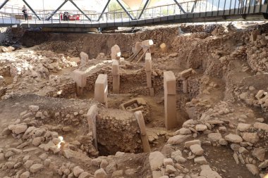 Serginin altında yer alan antik tapınak kompleksi Gbeklitepe sergisi.