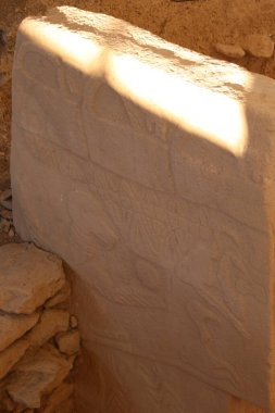 Serginin altında yer alan antik tapınak kompleksi Gbeklitepe sergisi.