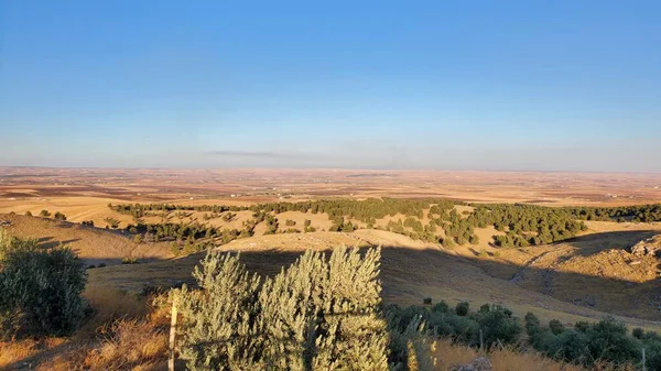 Antik tapınak kompleksi Gbeklitepe 'nin çevresi.