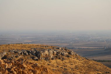 Gbeklitepe tapınağı kompleksinin çevresi.