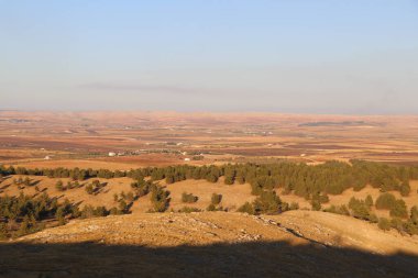 Gbeklitepe tapınağı kompleksinin çevresi.