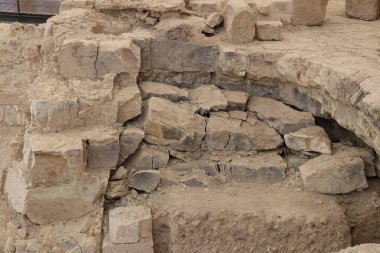 Zeugma antik şehrinin sulak olmayan bir parçası. Türkiye 'de kurulmuş.