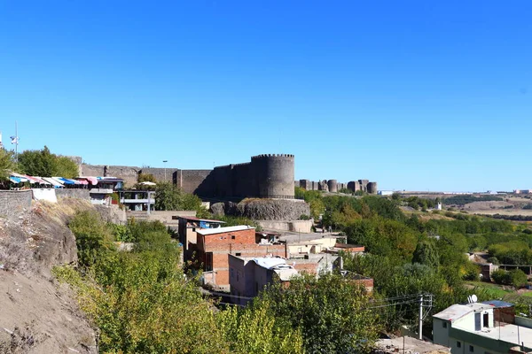 Antica Fortezza Nella Città Turca Diyarbakir — Foto Stock
