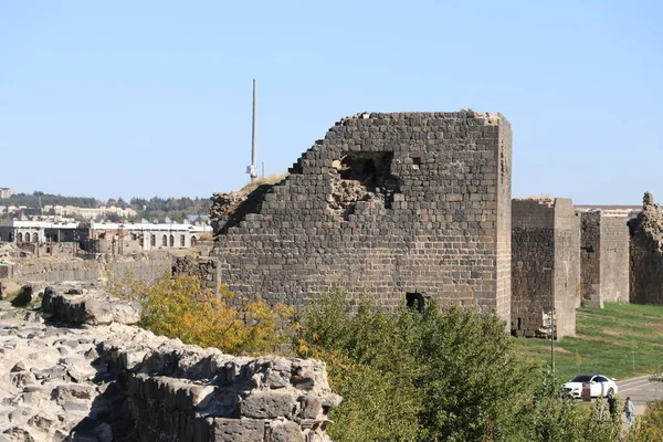 Türkiye Nin Diyarbakır Kentindeki Antik Kale — Stok fotoğraf