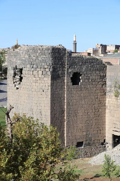 Starożytna Twierdza Tureckim Mieście Diyarbakir — Zdjęcie stockowe