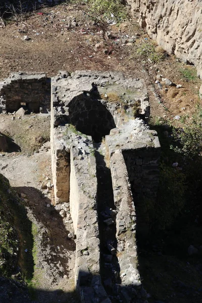 Αρχαίο Φρούριο Στην Τουρκική Πόλη Ντιγιαρμπακίρ — Φωτογραφία Αρχείου