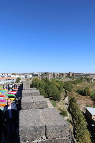 Ősi Erőd Török Diyarbakir Városban — Stock Fotó
