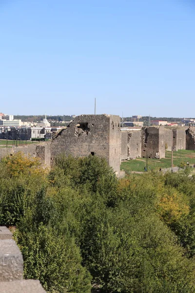 Стародавня Фортеця Турецькому Місті Діярбакир — стокове фото
