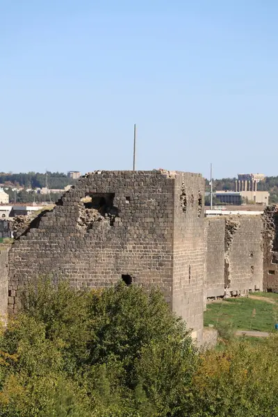Antica Fortezza Nella Città Turca Diyarbakir — Foto Stock