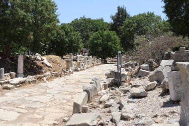 Türkiye 'deki antik ephesus şehri..