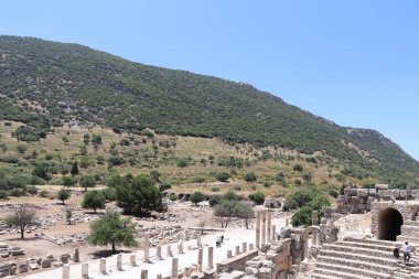 Türkiye 'deki antik ephesus şehri..
