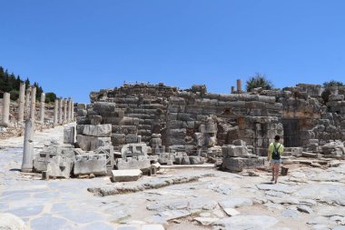 Türkiye 'deki antik ephesus şehri..