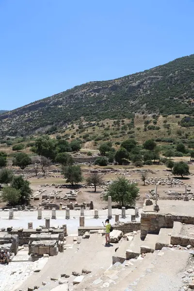 Αρχαία Πόλη Της Ephesus Στη Γαλοπούλα — Φωτογραφία Αρχείου