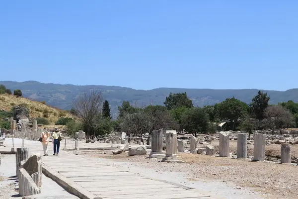 Türkiye Deki Antik Ephesus Şehri — Stok fotoğraf