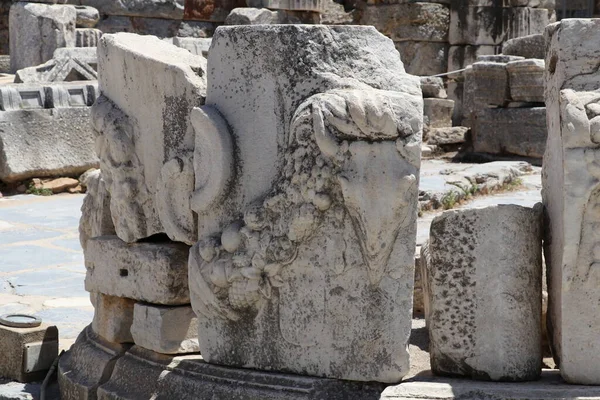 Ephesus Ősi Városa Pulykában — Stock Fotó