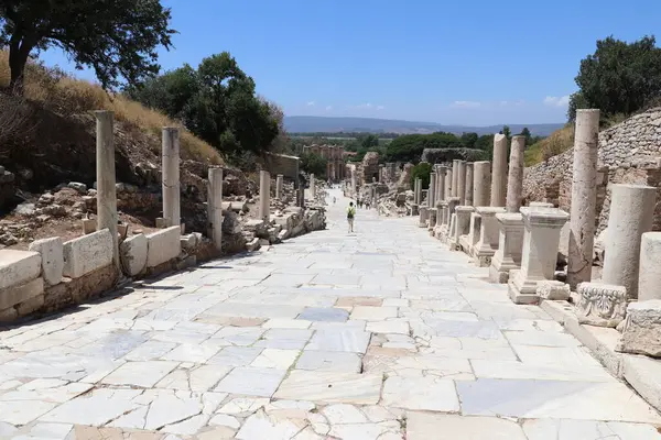 Αρχαία Πόλη Της Ephesus Στη Γαλοπούλα — Φωτογραφία Αρχείου