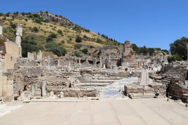 Türkiye 'deki antik ephesus şehri..