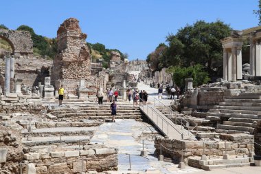 Türkiye 'deki antik ephesus şehri..