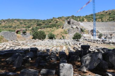 Türkiye 'deki antik ephesus şehri..