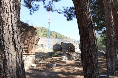 Türkiye 'deki antik ephesus şehri..