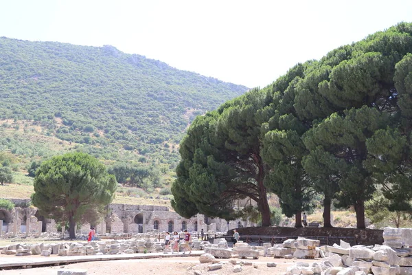 Türkiye Deki Antik Ephesus Şehri — Stok fotoğraf