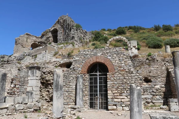 stock image Ancient city of Ephesus in Turkey.