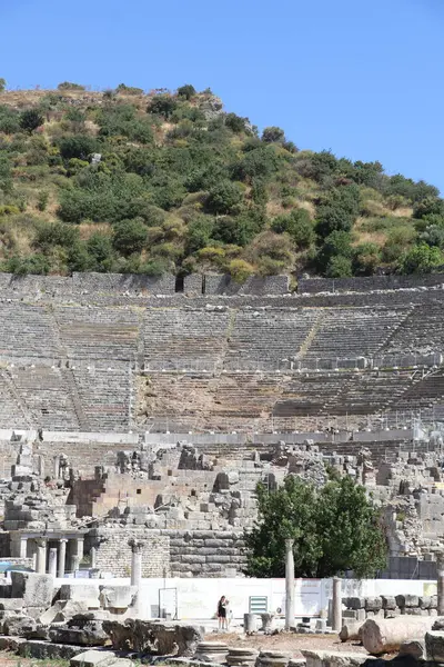 Ephesus Ősi Városa Pulykában — Stock Fotó