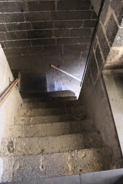 Türkiye 'nin Diyarbakır kentinde eski bir kervanın inşaatı.