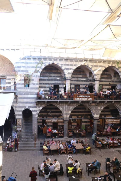 Bouw Van Een Oude Caravanserai Turkse Stad Diyarbakir — Stockfoto