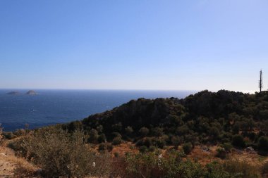 Türkiye 'de dağlar, Akdeniz ve Kaputas Sahili.