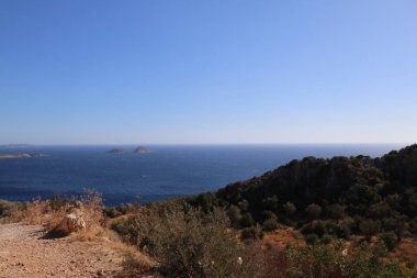 Türkiye 'de dağlar, Akdeniz ve Kaputas Sahili.