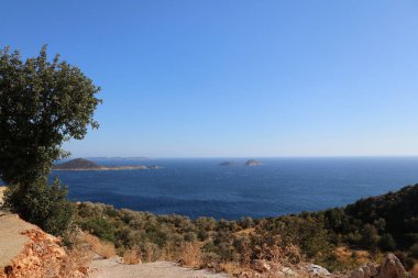 Türkiye 'de dağlar, Akdeniz ve Kaputas Sahili.