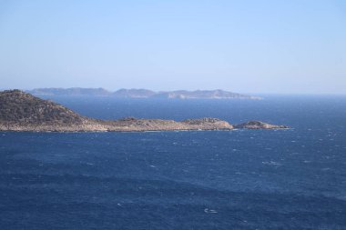 Türkiye 'de dağlar, Akdeniz ve Kaputas Sahili.