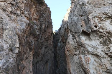 Türkiye 'de dağlar, Akdeniz ve Kaputas Sahili.