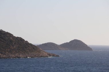 Türkiye 'de dağlar, Akdeniz ve Kaputas Sahili.