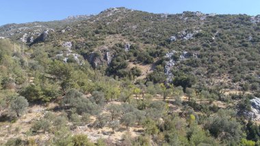 Türkiye 'de Kalkan Dağı manzarası.