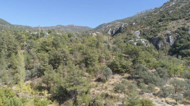 Türkiye 'de Kalkan Dağı manzarası.