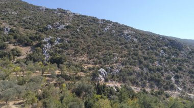 Türkiye 'de Kalkan Dağı manzarası.