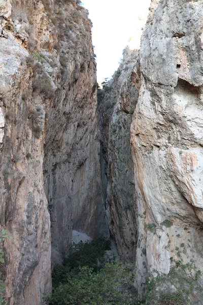 Türkiye Dağlar Akdeniz Kaputas Sahili — Stok fotoğraf