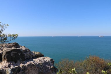 İstanbul 'daki Kilyos yıldız kalesi.