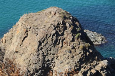 İstanbul 'daki Kilyos yıldız kalesi.