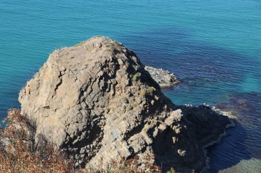 İstanbul 'daki Kilyos yıldız kalesi.